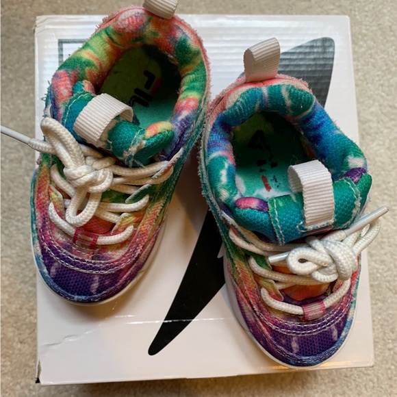 FILA DISRUPTOR II TIE Dye LIMITED EDITION SIZE 5 - Picture 5 of 5